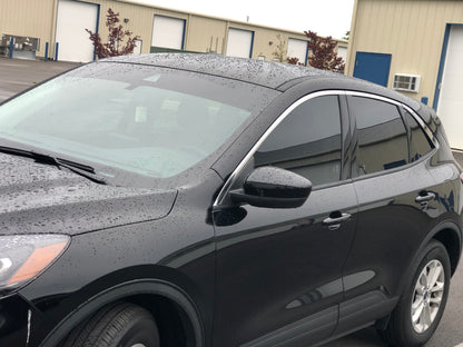 Small Suv window tint with visor sttrip
